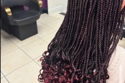 Long Hair styled at Misrak Beauty Salon