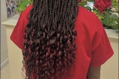Curls styled at Misrak Beauty Salon