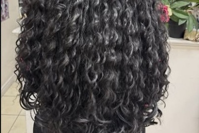 Long Hair styled at Misrak Beauty Salon